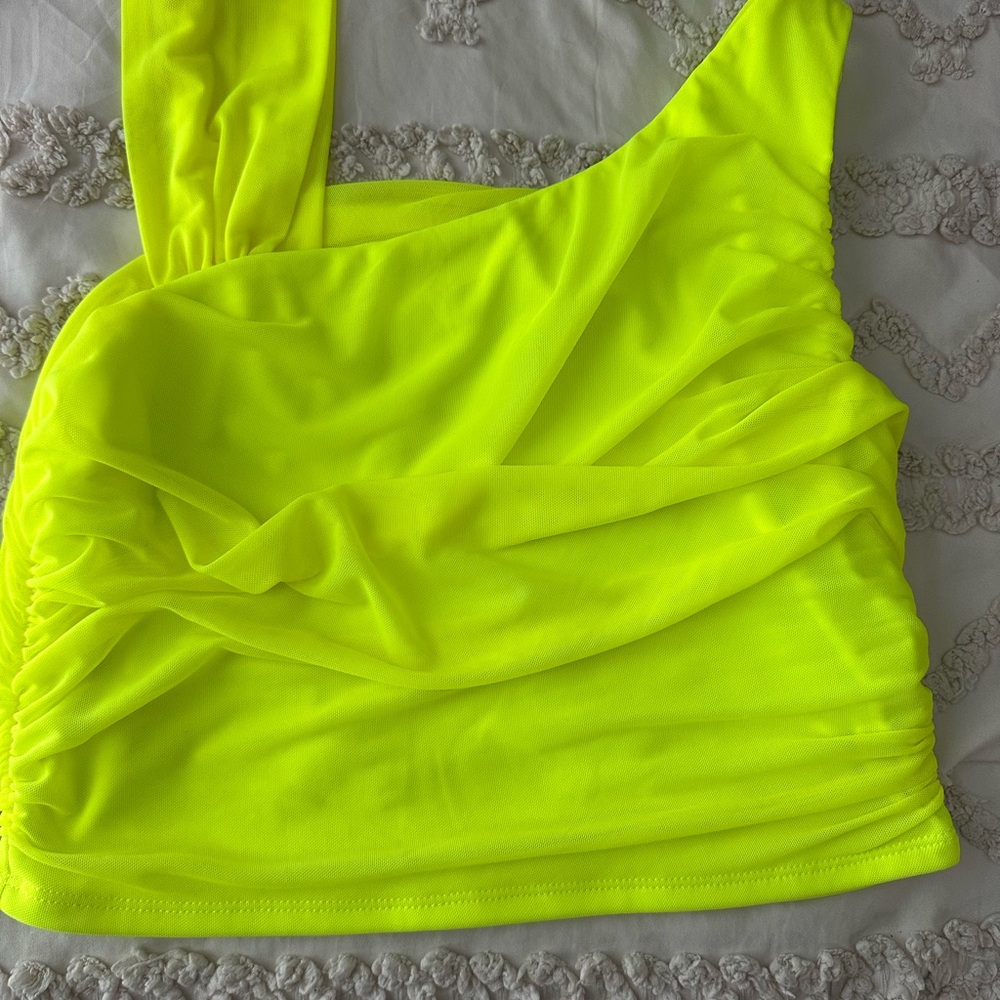 Neon Yellow Women's Top